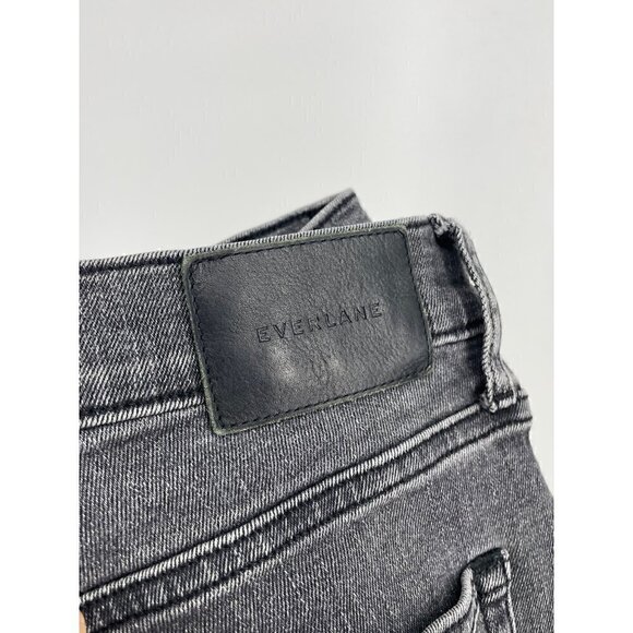 NWOT Everlane High Rise Skinny Jeans in Black 26 - Picture 4 of 6